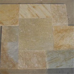 Copper slate floor tiles